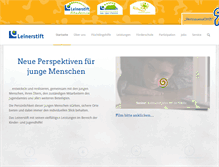 Tablet Screenshot of leinerstift.de